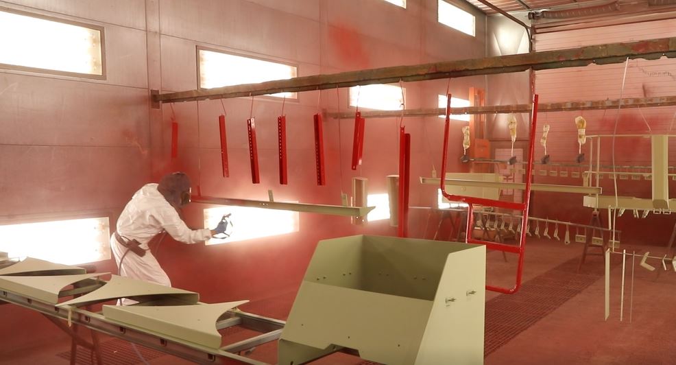 Spray booth